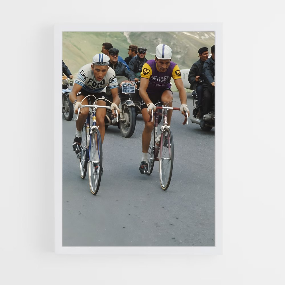 Poster Jacques de anquetil – affiche Cyclisme (vue 3)